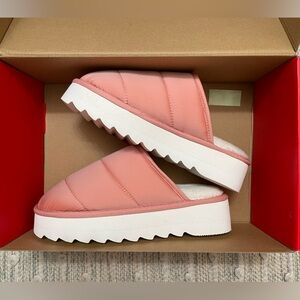 Brand new Anthropologie pink slippers